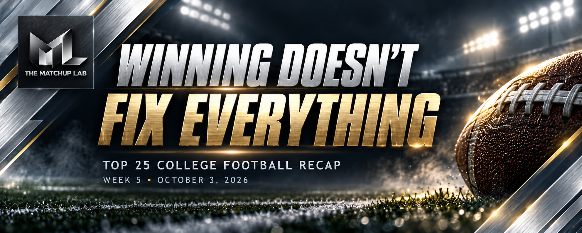 Winning does not fix everything
